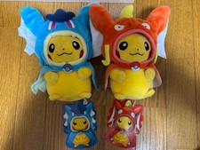 Pokemon Center Hiroshima Pikachu Plush Magikarp Gyarados 2015 Used
