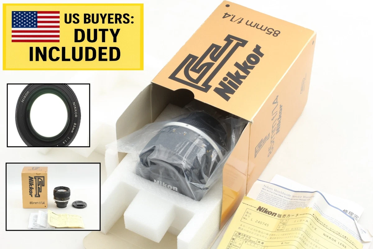 Nikon AI-S 85mm f/1.4 Camera Lenses for sale - eBay
