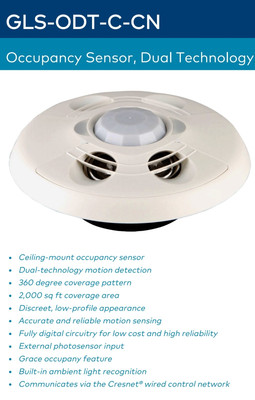 Crestron GLS-ODT-C-CN Occupancy sensor QTY-2