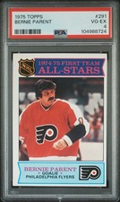 1975 TOPPS #291 BERNIE PARENT PSA 4