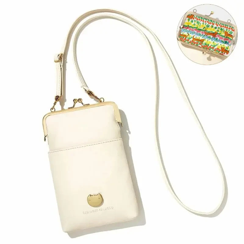 Tsumori Chisato Smart phone Bag Mini White Magazine's Appendix
