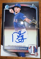 Devin Fitz-Gerald 2025 Bowman Chrome 1st Auto Autograph #CPA-DF RC Prospect