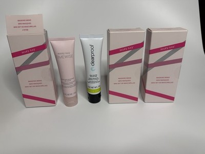 Mary Kay Travel Moisture Renewing Gel Mask Deep Charcoal Mask Skin Care Lot Of 3