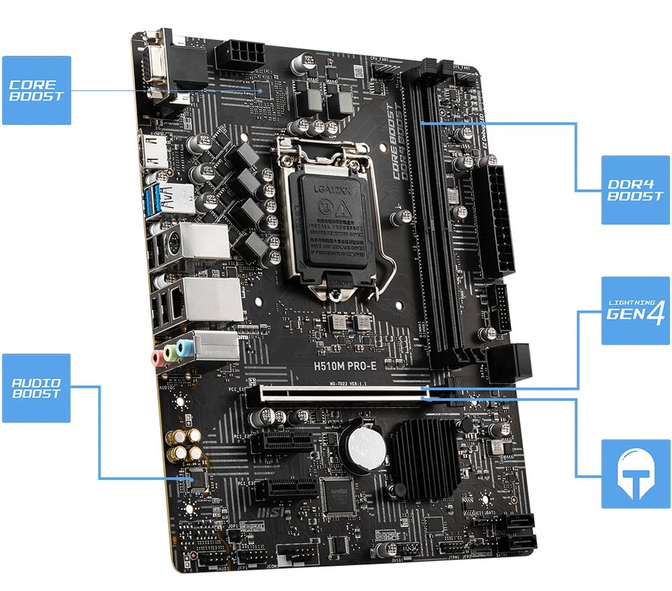 MSI H510M PRO -E  *CAJA OEM* - Imagen 3 de 3