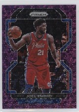 2021-22 Panini Prizm Fast Break Purple Prizm 1/75 Joel Embiid #176 v9t