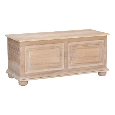 Pemberly Row 18''H Transitional Wood Cedar Chest in Natural Brown