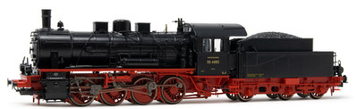 LOCOMOTORA VAPOR -DAMPFLOK - RIVAROSSI H0 DC HR2808 DRG BR 55.25 NUEVA