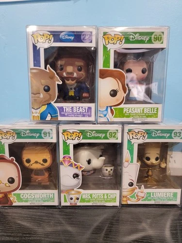 Funko Pop! Vinyl - Beauty and The Beast Bundle (DAMAGED)