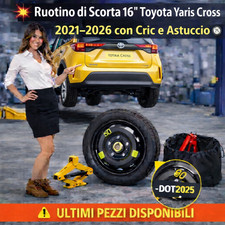 Notrad 16" Toyota Yaris Cross 2021-2026 5-Loch Wagenheber Etui R16 OK