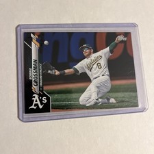 2020 Topps Series 1 Robbie Grossman BLACK PARALLEL #10/69 Athletics