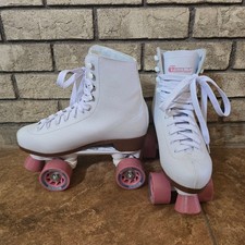White  CHICAGO SKATES  Quad Roller Skates