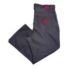 Vintage Crest Jeans The Collection Embroidered Pocket Faded Jeans Women’s 37x22