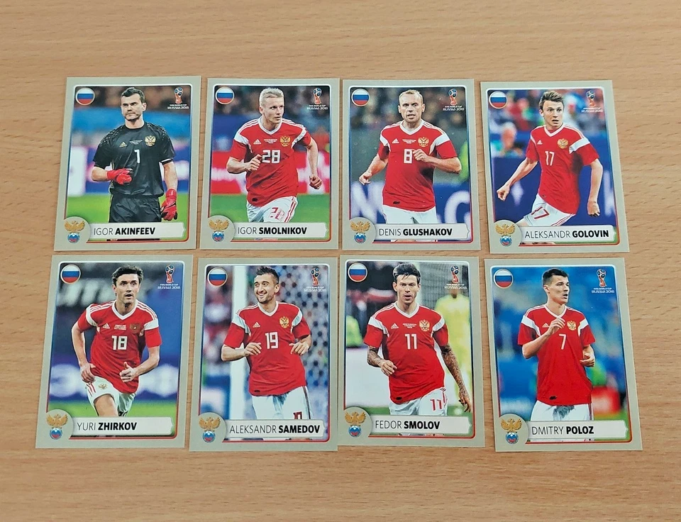 Panini Wm 2018 - Sticker - Komplett Set - Mc Donalds Russia M1 - M8 - World Cup - Bild 1 von 1