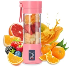 Portable Blender Juicer Cup USB Rechargeable Smoothies Mixer Fruit Machine