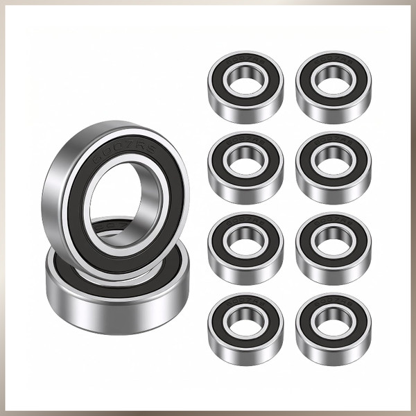 Kugellager 6007-2RS 35Mm X 62Mm X 14Mm Vorgeschmiert Doppeldichtung 10 StüCk-image