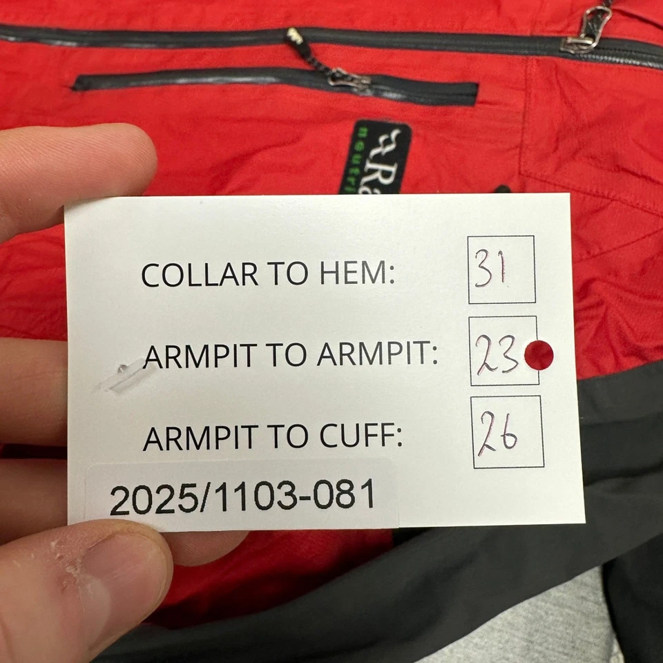 Rab Neutrino Mens Waterproof Technical eVent Jacket Walking Hiking Medium - Image 2 of 4