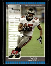 2005 Bowman #210 Paris Warren Rookie Card Tampa Bay Buccaneers. rookie card picture