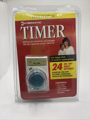 Intermatic Programmable Electronic Wall Switch Security Timer Model EJ341C NEW