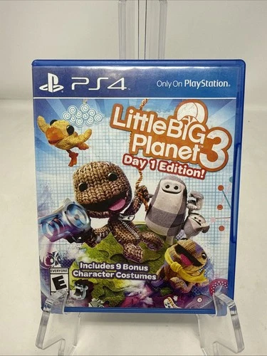 Little Big Planet 3 Day One Edition 2014 Sony PlayStation 4 PS4 CIB Tested