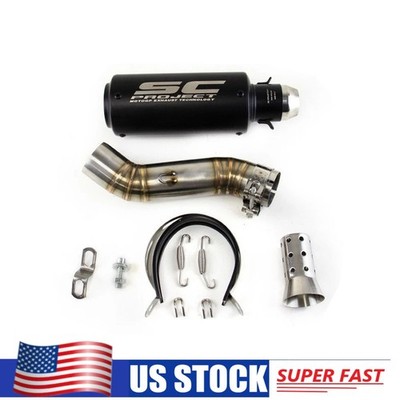 CBR500R 2016-2025 for Honda CB500F CB500X Exhaust Mid Tail Pipe Slip on Muffler