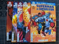 DC K.O. Superman Vs Captain Atom #1 A Cover + 4 Variants