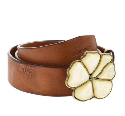 DSQUARED2 ALOHA SPIRIT LOGO BELT MEN'S MADE IN ITALY BEM006811300509M1106