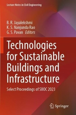 Technologies for Sustainable Buildings and Infrastructure - 9789819748464