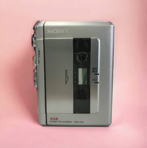 Reproductor de Grabadora de Casete Sony Walkman TCM-450 Portátil Funcionando Probado Japón - Imagen 1 de 8