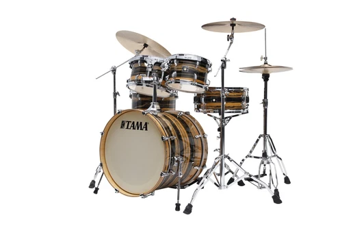 TAMA CK50RS-NET Superstar Classic Shell Kit 5 teilig - Natural Ebony Tiger Wrap