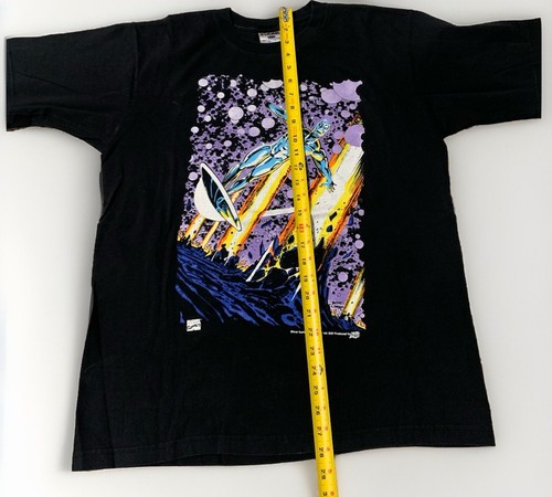 Vintage Marvel Comic Images 1997 Fantastic Four Silver Surfer L Mark Shirt - Picture 6 of 7