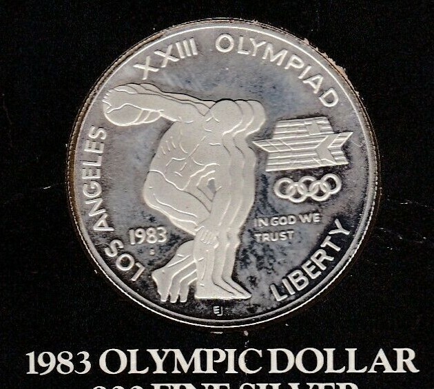 1983 S OLYMPIC .900 SILVER DOLLAR 