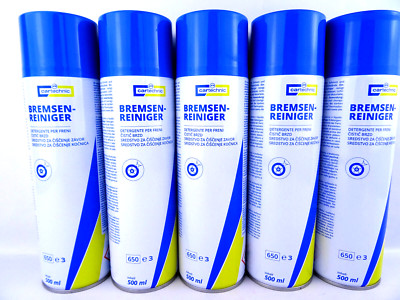 Cartechnic Bremsenreiniger Bremsen Reiniger Schnellreiniger Dose 5x 500ml