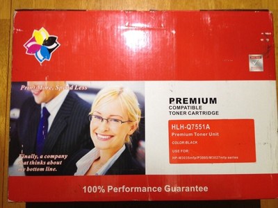 New Premium Laserjet Toner Cartridge HP 51A HLH-Q7551A M3035 M3027 Compatible