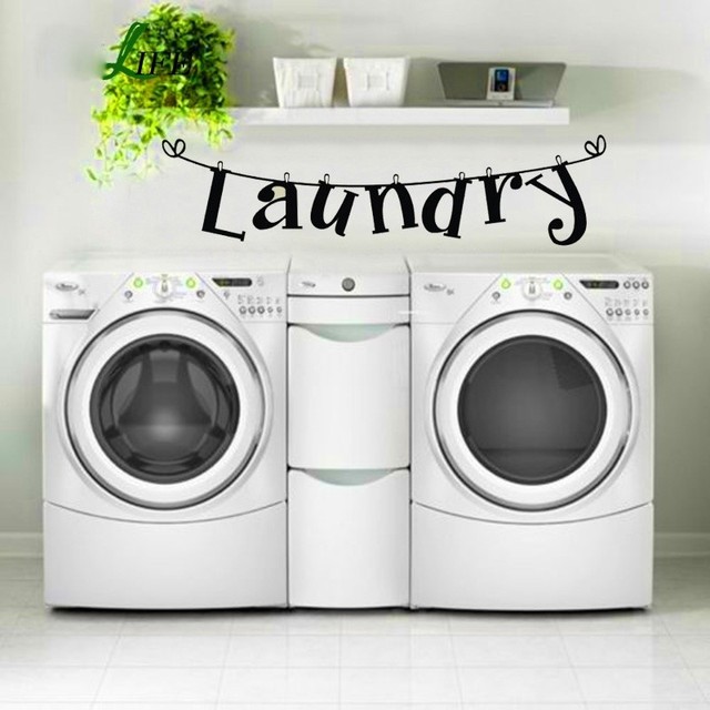 1 Quote Laundry  Room  Wall  Sticker Home Decor  Popular Vinyl 