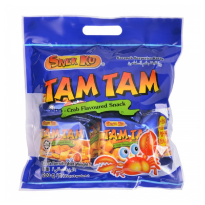 Snekku Snacks - 400g (Flavor: Snekku Mimi Prawn / Snekku Tamtam Crab)