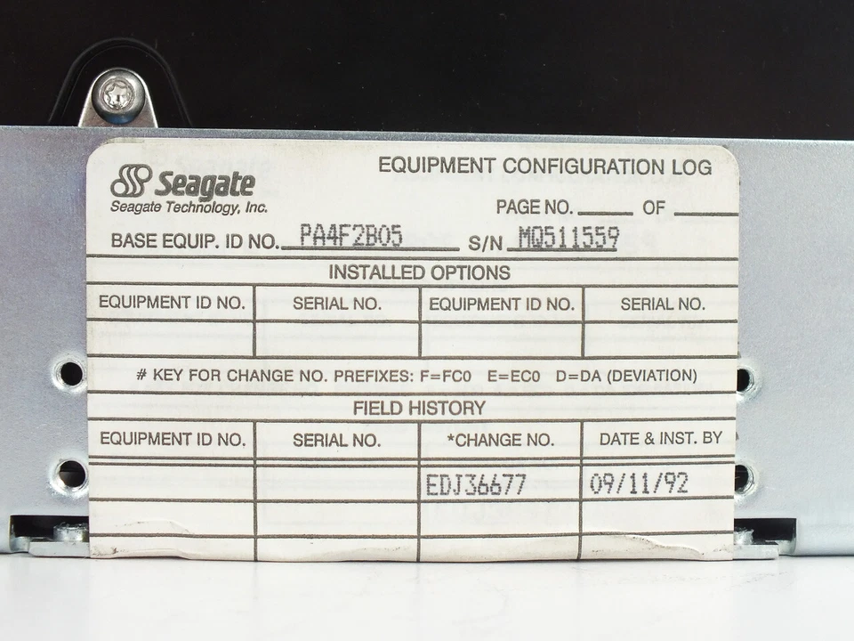 Seagate PA4F2B 1.2GB Hard Drive 5.25" Full Height FH - Sun 3701378-01 - As Is - Image 4 of 4