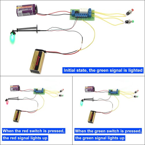1X Stromverteiler + Zubehör für Blinksteuerung für Verkehrszeichen PCB009 - 第 2/7 張圖片