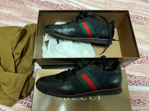 scarpe gucci uomo Taglia 9 1/2 Usate Una sola Volta Per Due Ore. Come Nuove  | eBay