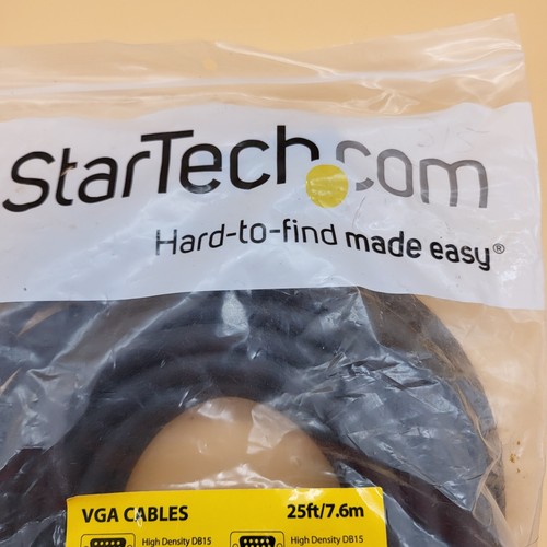 Cable coaxial para monitor VGA Startech.com 25 pies alta resolución HD15 M/M MXT101MMHQ25 - Imagen 2 de 6