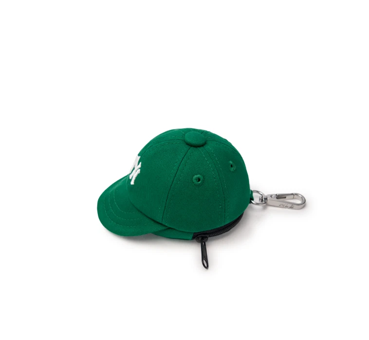 Chaveiro New York Yankees, verde MLB KOREA básico bola boné bolsa - Imagem 2 de 4