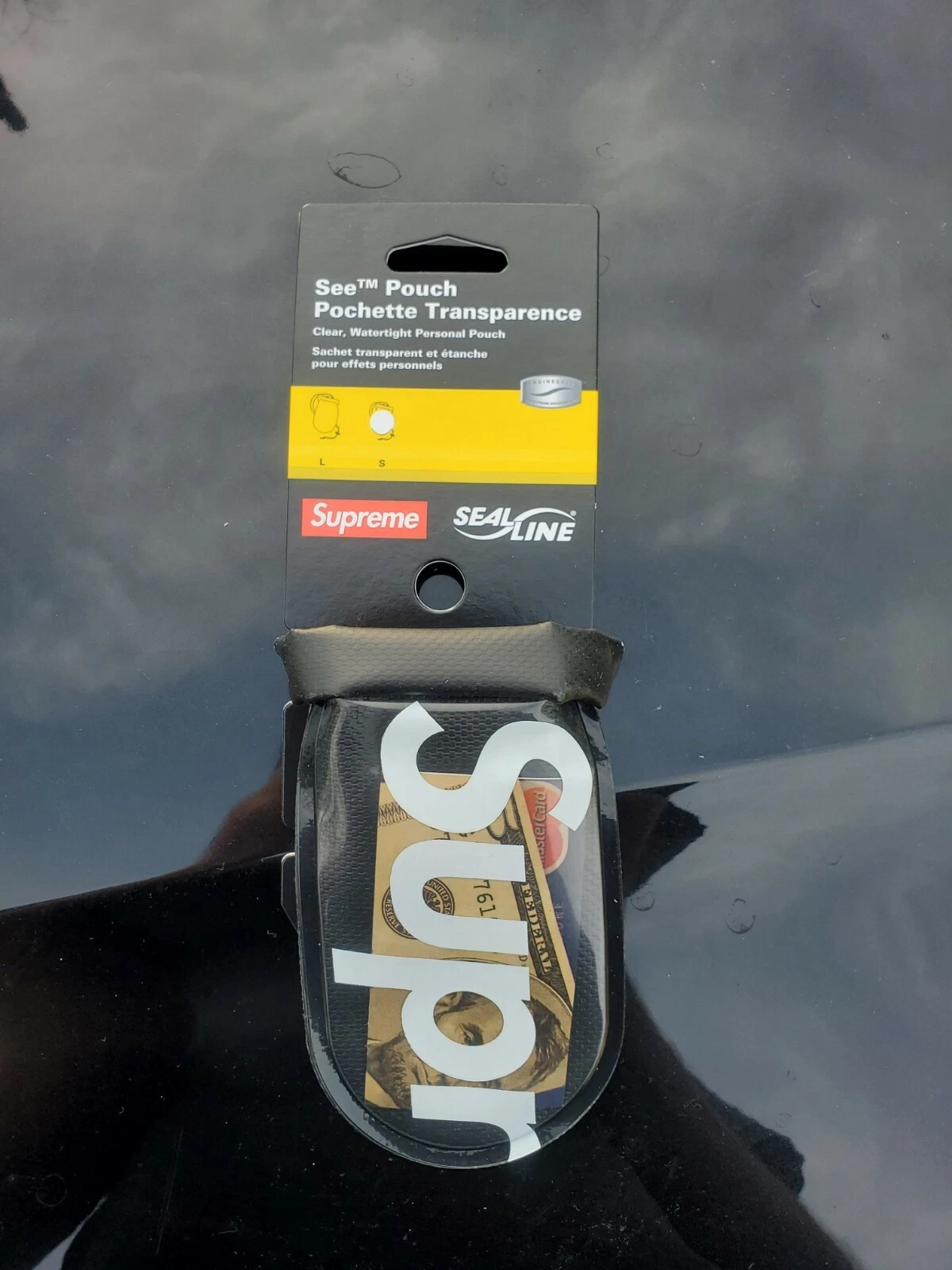 Petite poche étanche Supreme SealLine See en noir SS18 Deadstock/ SS21 
