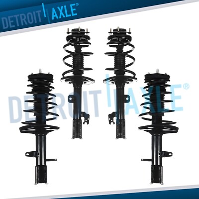 AWD Front Rear Struts w/ Coil Springs Kit for 2009 2010 2011 2012 Toyota Venza