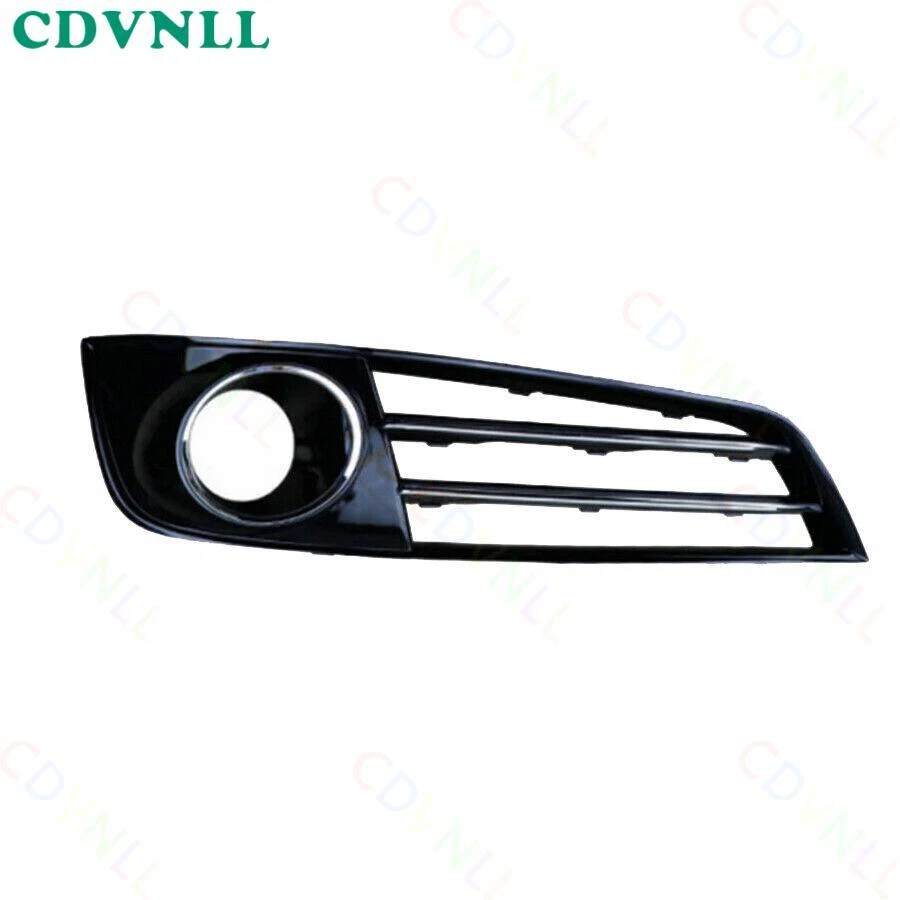 For Audi A8 D4 2011-2014 Right Front Bumper Fog Light Grille Cover with ACC Hole - Изображение 3 из 4