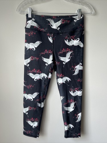 Japanese Crane Leggings Size 