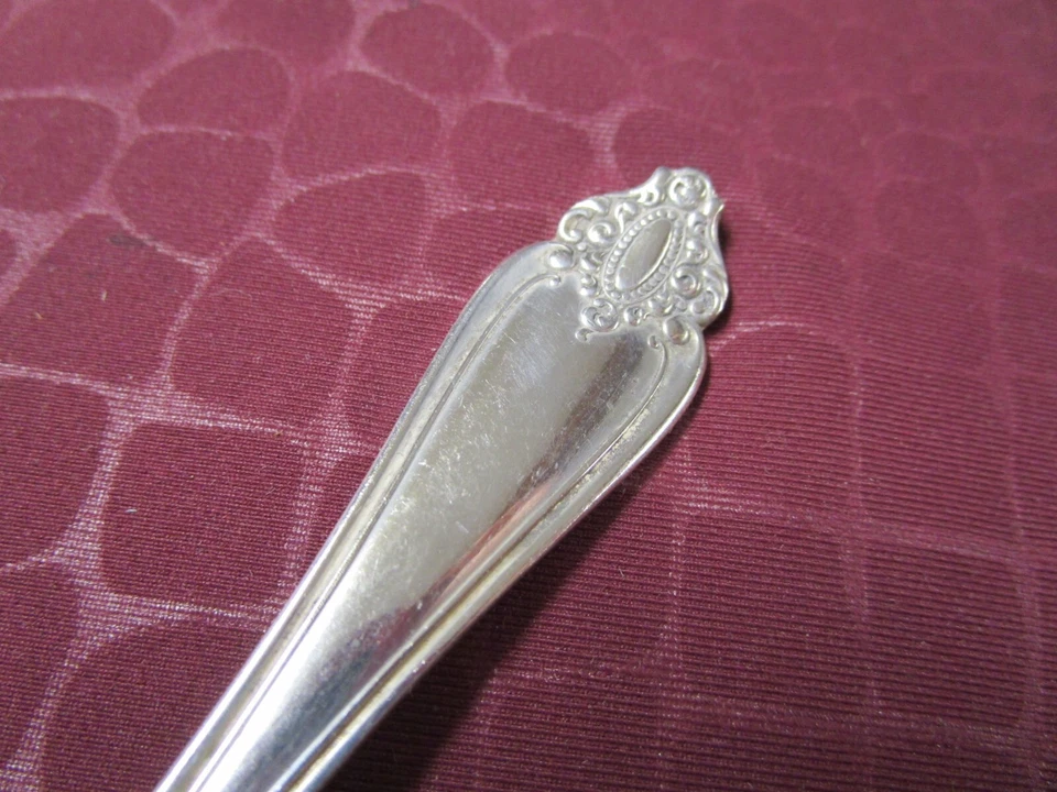 MARQUESA 3 cucharas de fruta 1900 Rogers plateado sin monogramas Foto 3 de 4