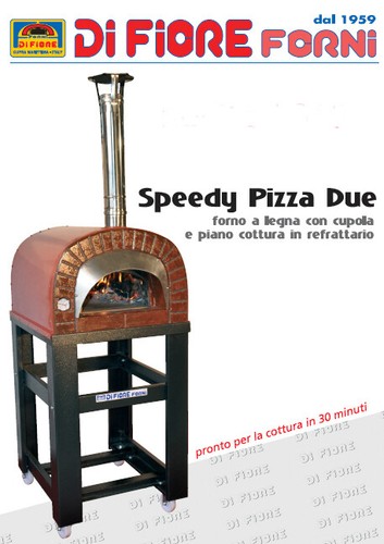 FORNO A LEGNA SPEEDY 2 GAS e CARRELLO CUPOLA E PIANO REFRATTARIO | eBay