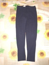 Kinder Leggings Blau gestreift Gr. 140 PocoPiano