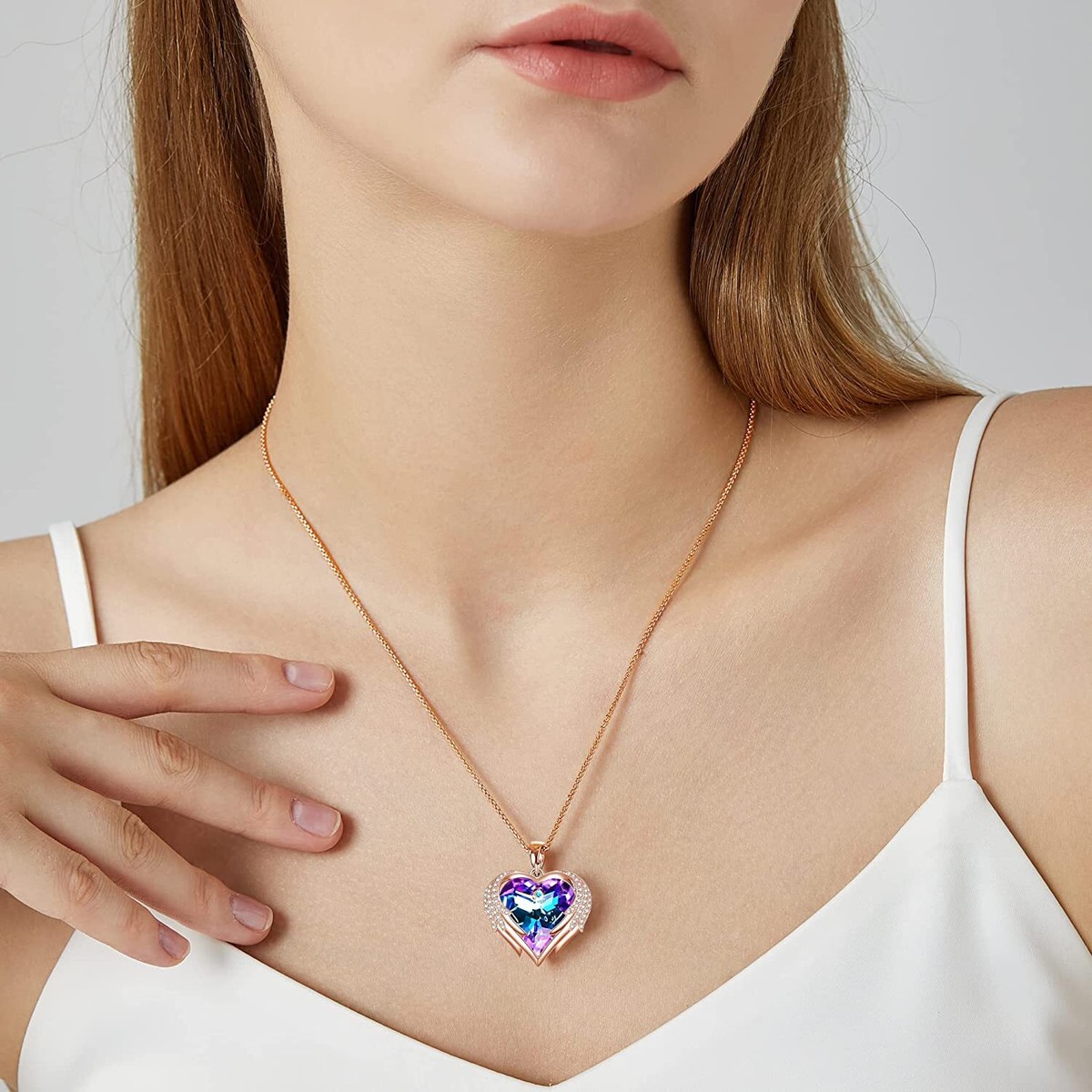 Wing Necklace Shop Angel Wing Heart Necklaces - Elegant