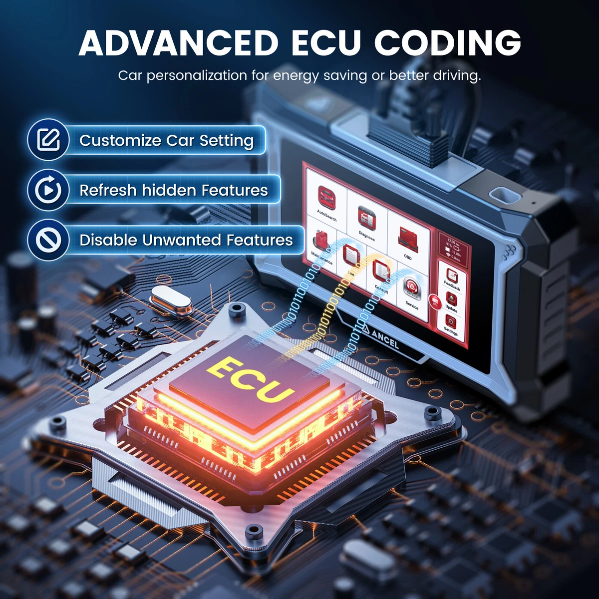 ANCEL DS160 for Kia Hyundai All System Bidirectional Car