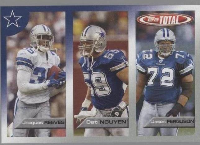 Jacquez Reeves 2005 Topps Total - Dat Nguyen, Jacques Reeves, Jason Ferguson #347 ...